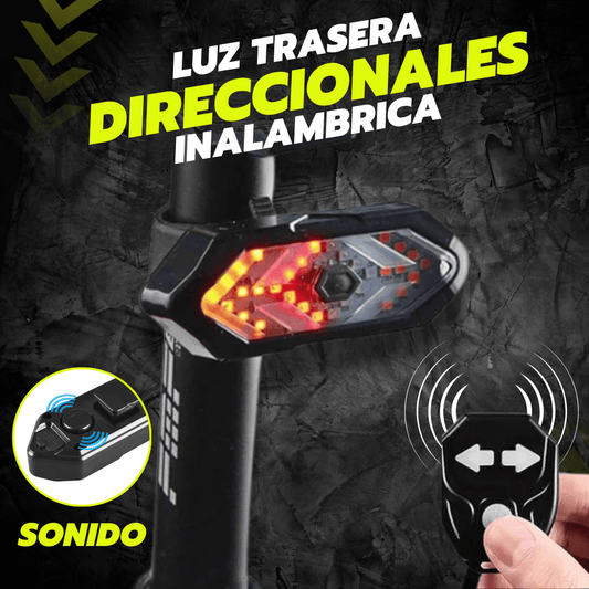 Luz direccional para bicicleta